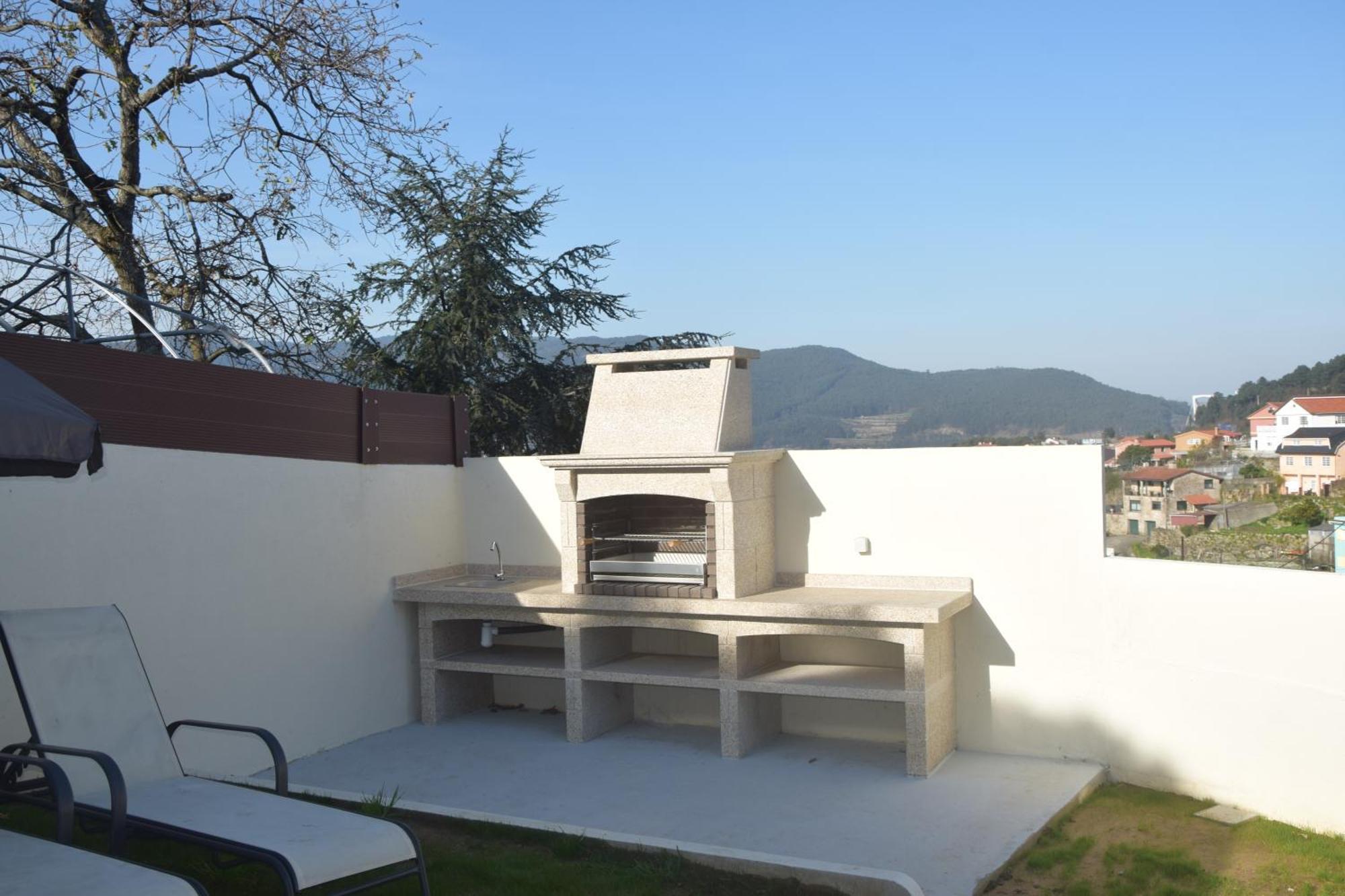 Casa En Chapela, Con Vistas A La Ria De Vigo Villa Kültér fotó